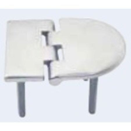 Scharnier met schroefdraad - gegoten / A4-AISI 316