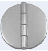 Scharnier met blindering / RVS A4-AISI316 - 65x65mm