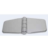 Scharnier met blindering / RVS A4-AISI316 - 74x40mm