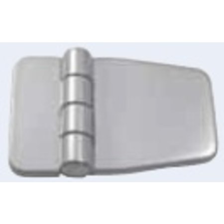 Scharnier met blindering / RVS A4-AISI316 - 57x37mm