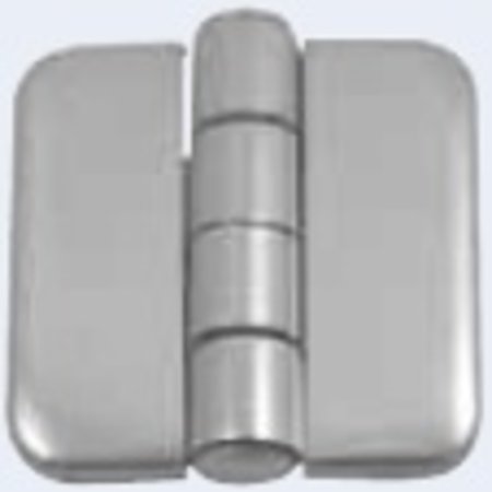 Scharnier met blindering / RVS A4-AISI316 - 36x36mm