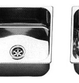 Barka Barka wasbakken rechthoekig / RVS