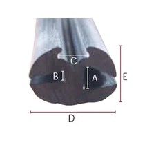 Raamrubber EPDM zwart 3/5