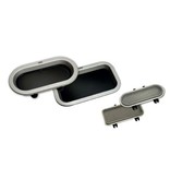 Gebo Gebo Standaard klappende patrijspoort - Gatmaat 375x141mm / Kogelrond