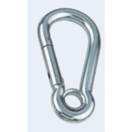 Karabijnhaak met kous / RVS