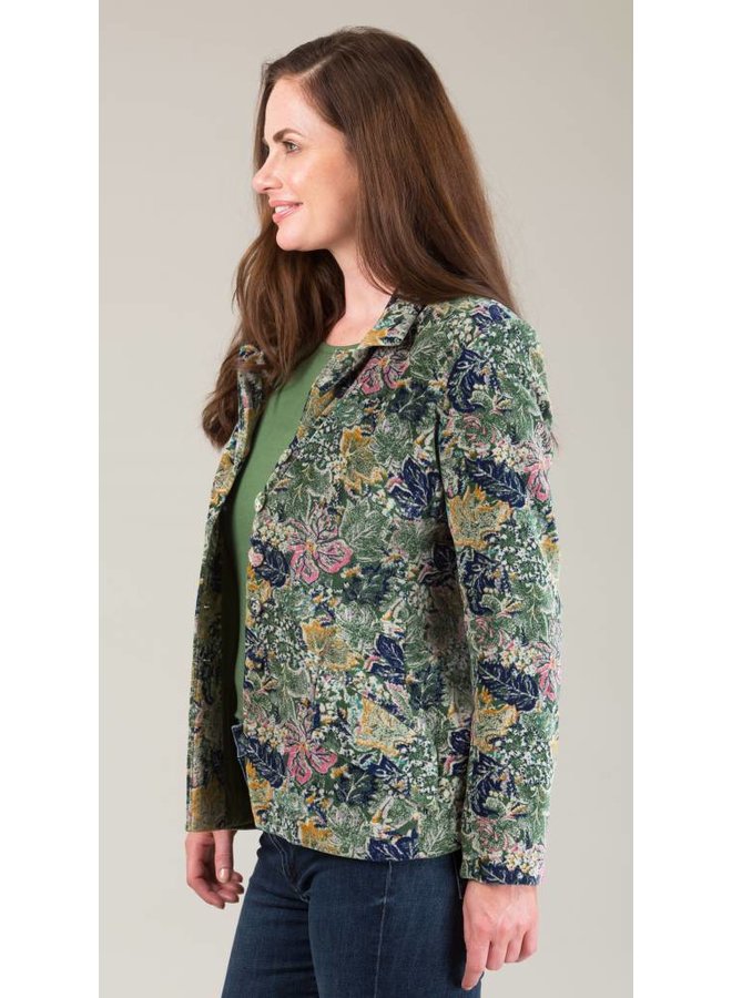 Scarf outlet print jacket