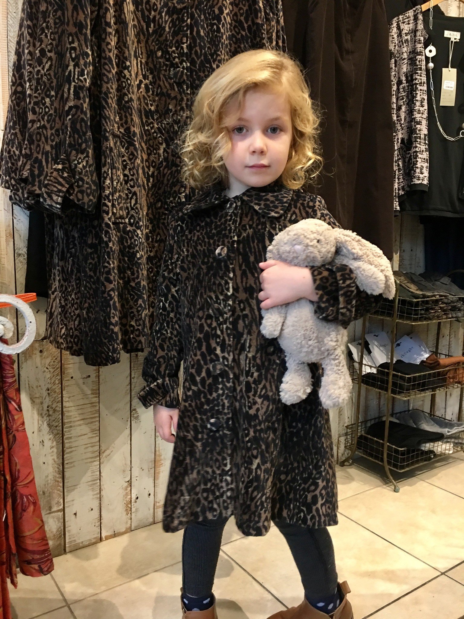 Kids on sale leopard jacket