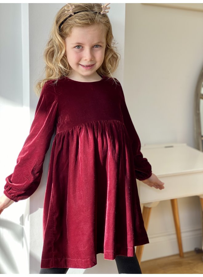 Jaba Kids Ruby Velvet Dress