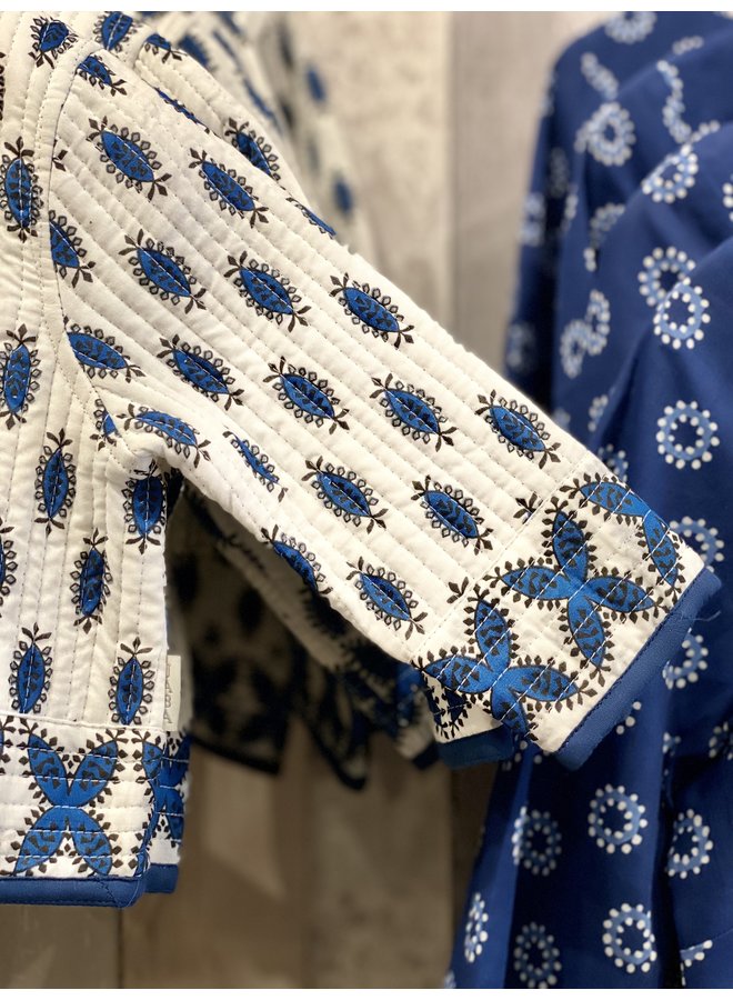 Jaba Kids Reversible Jacket in Buti Blue