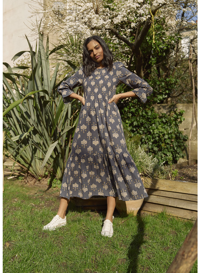 Jaba Milla Dress in Tree Print