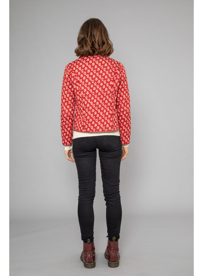 Jaba Reversible Jacket in Red Poppy