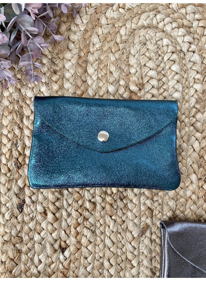 Metallic Leather Purse