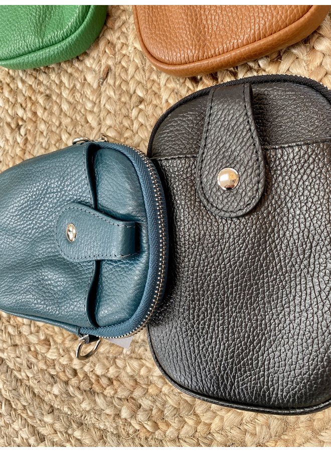 Leather Passport Bag