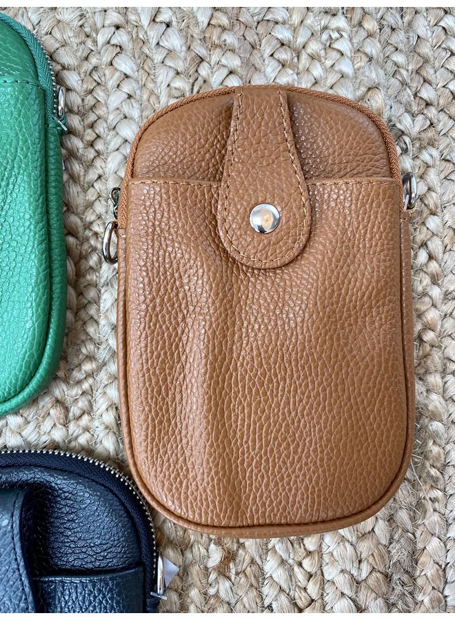 Leather Passport Bag