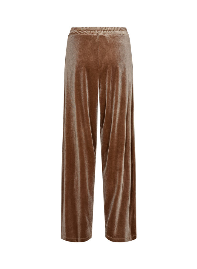 Soya Concept Hera Velvet Trousers in Champgne