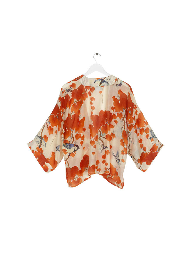 One Hundred Stars Kimono - Acer Red
