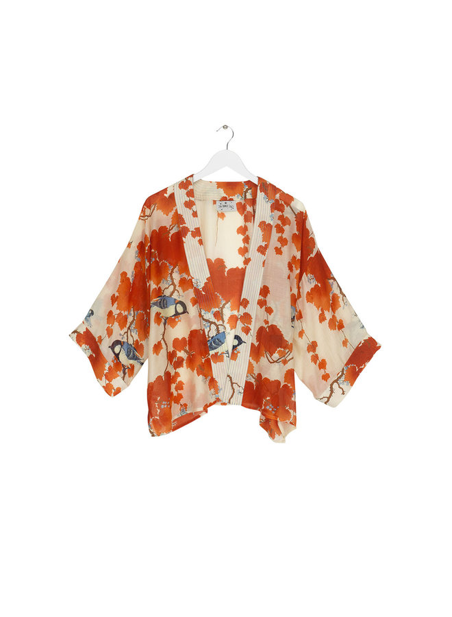 One Hundred Stars Kimono - Acer Red
