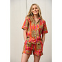 Cotton Short Pyjama Set in Tiger Print