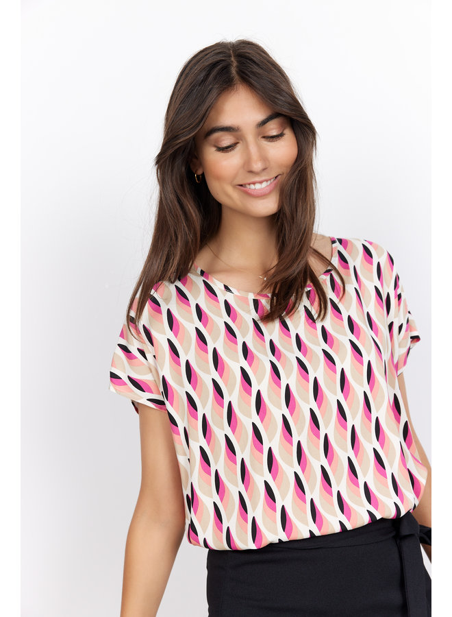 Soya Concept Sammy Blouse in Fuchsia