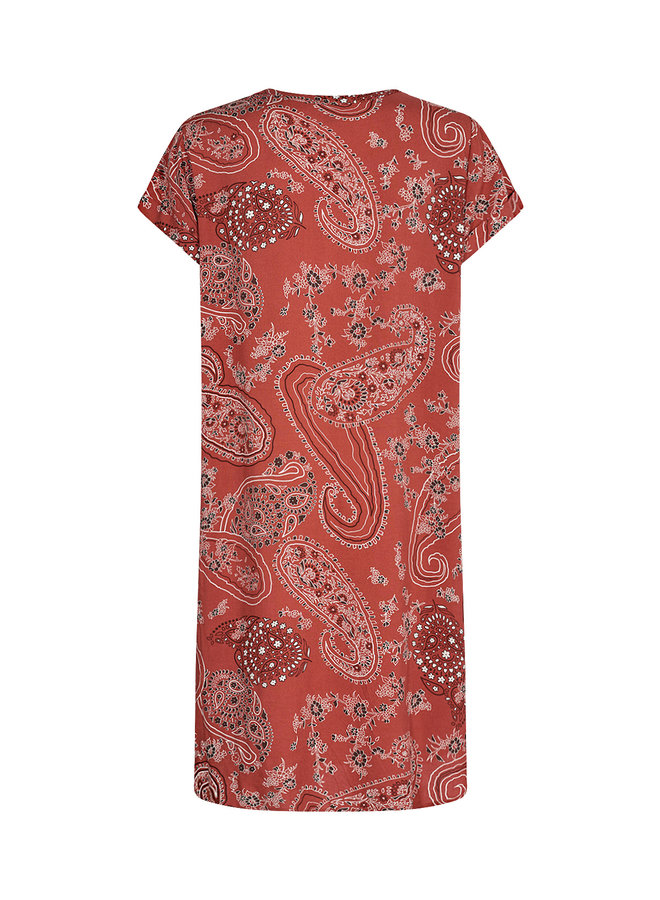 Soya Concept Latoya Dress in Rust Print