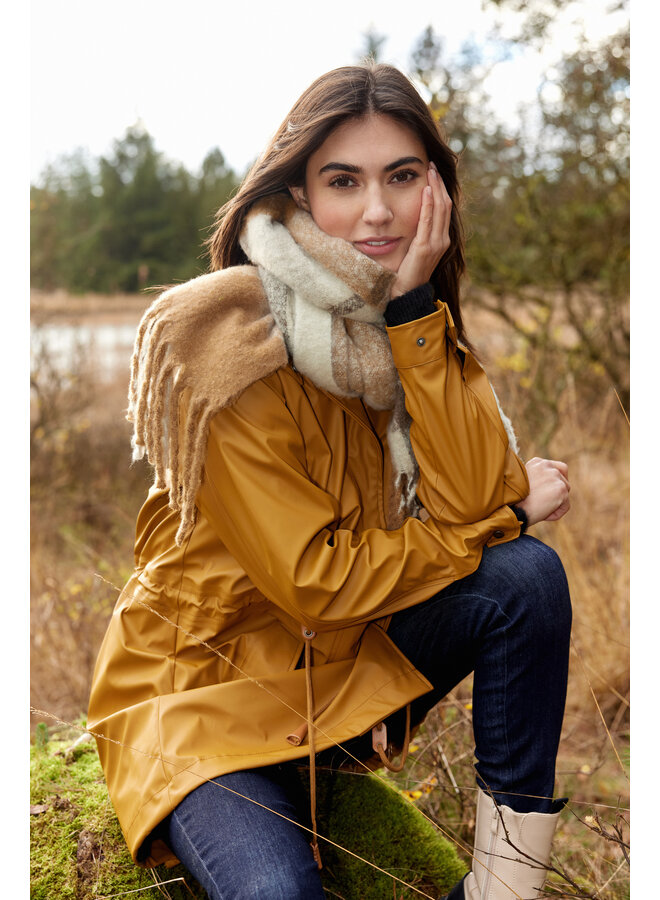 Soya Concept Alexa 1 Rain Jacket in Gold
