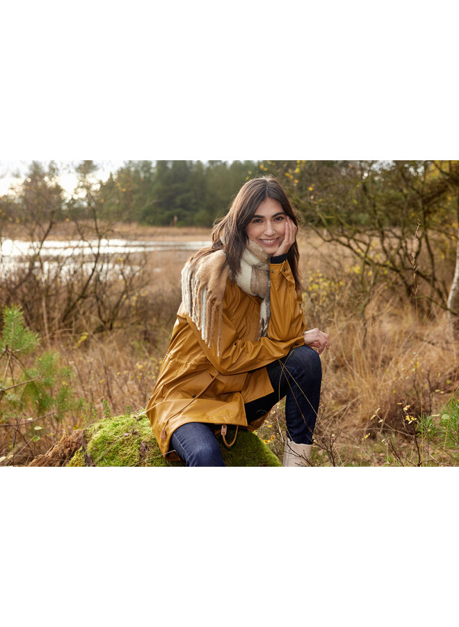 Soya Concept Alexa 1 Rain Jacket in Gold