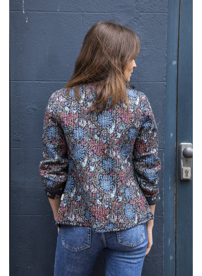 Jaba Reversible Jacket in Dark Palm