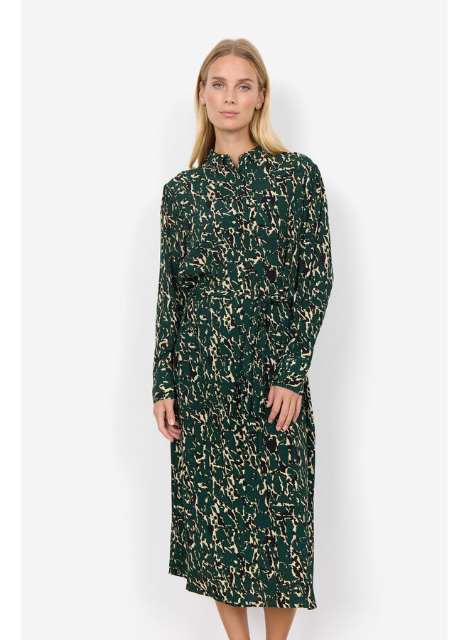 Soya Concept Vickie Dress in Dark Green