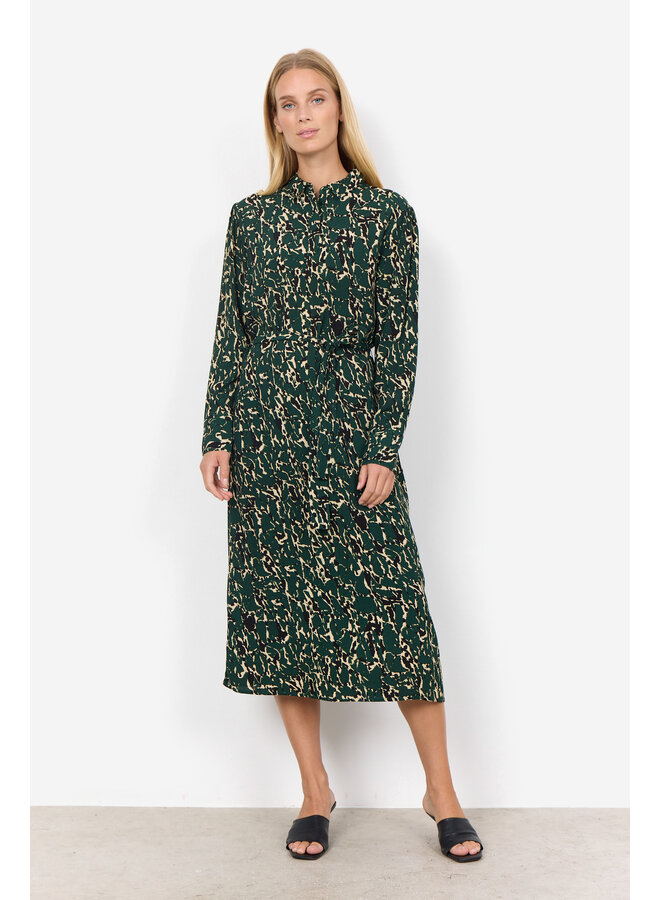 Soya Concept Vickie Dress in Dark Green