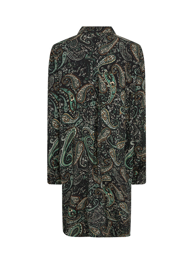 Soya Concept Vica Tunic in Paisley Green