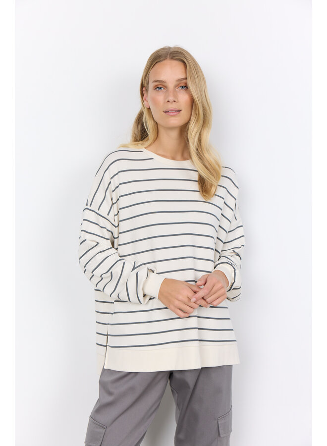 Soya Concept Barni Top - Stripe Slate