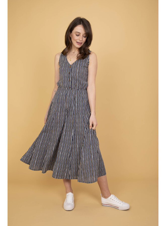 Jaba Iva Culottes in Stripe