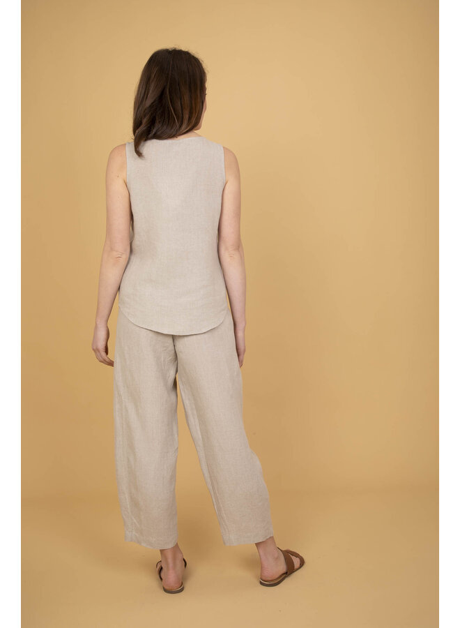 Imer Linen Trousers in Natural