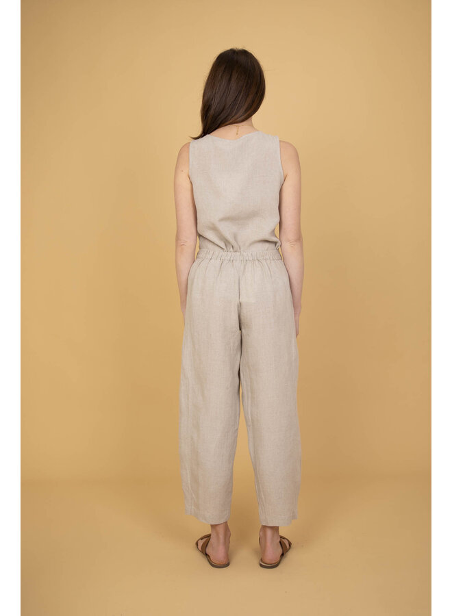 Imer Linen Trousers in Natural