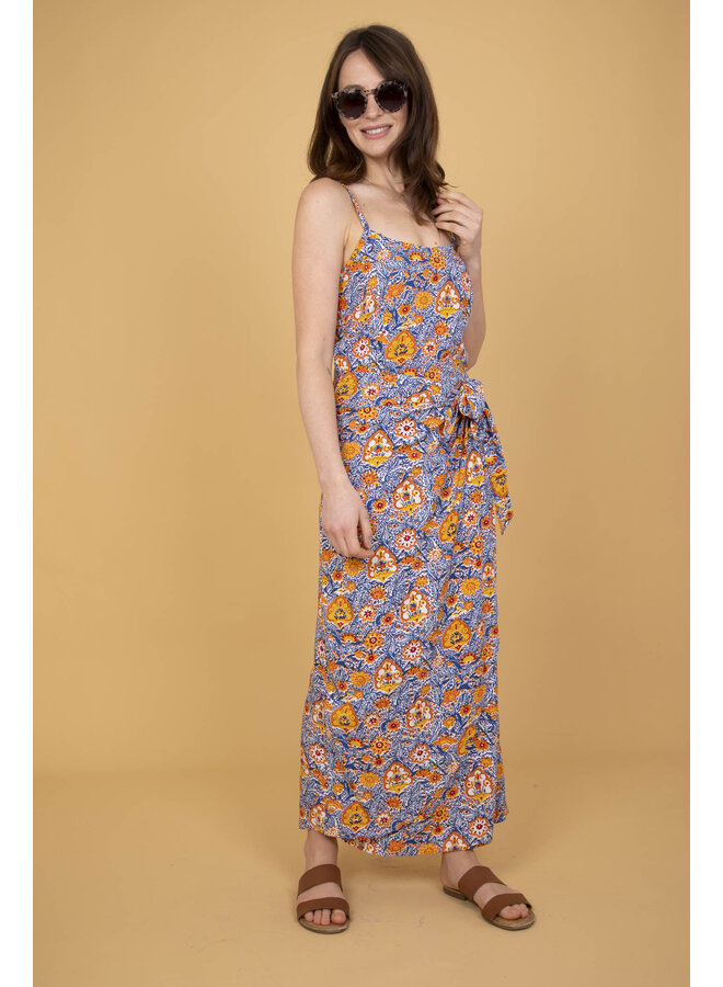 Jaba Sarah Maxi Sarong in Copper Paisley