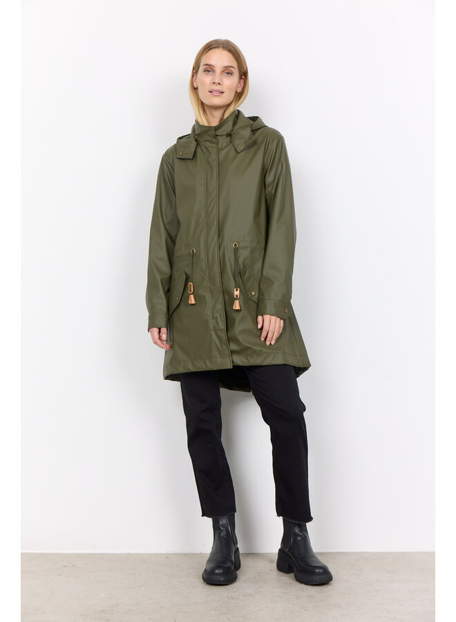 Soya Concept Alexa Rain Jacket in Olive