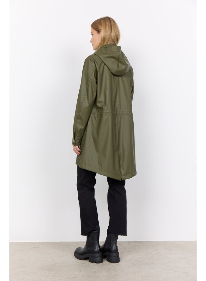 Soya Concept Alexa Rain Jacket in Olive
