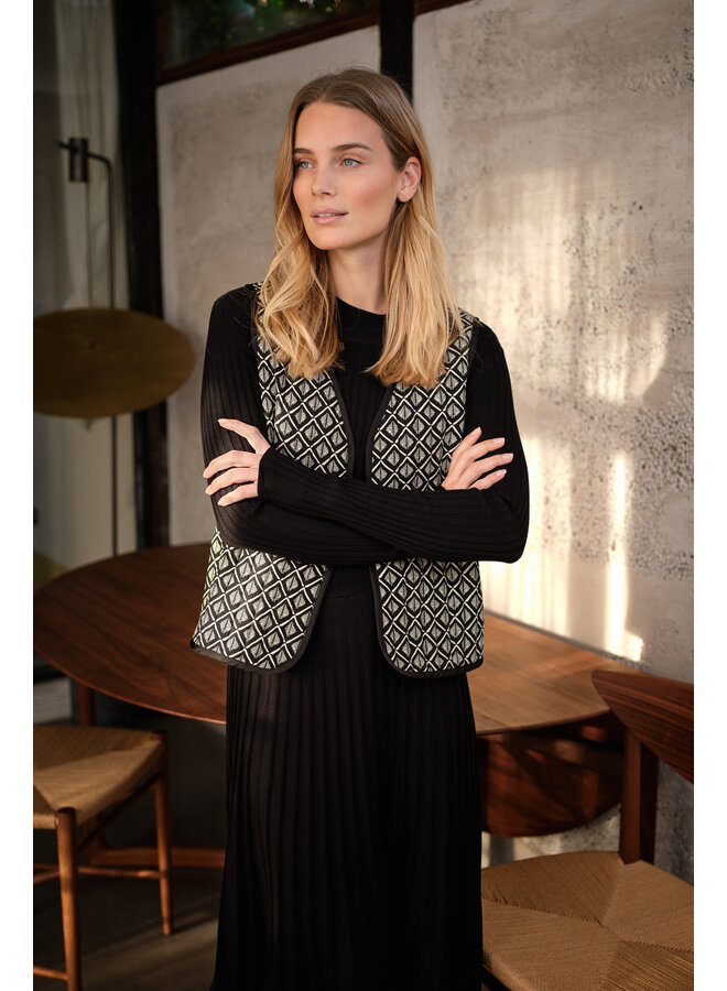 Soya Concept Isola Gilet in Black