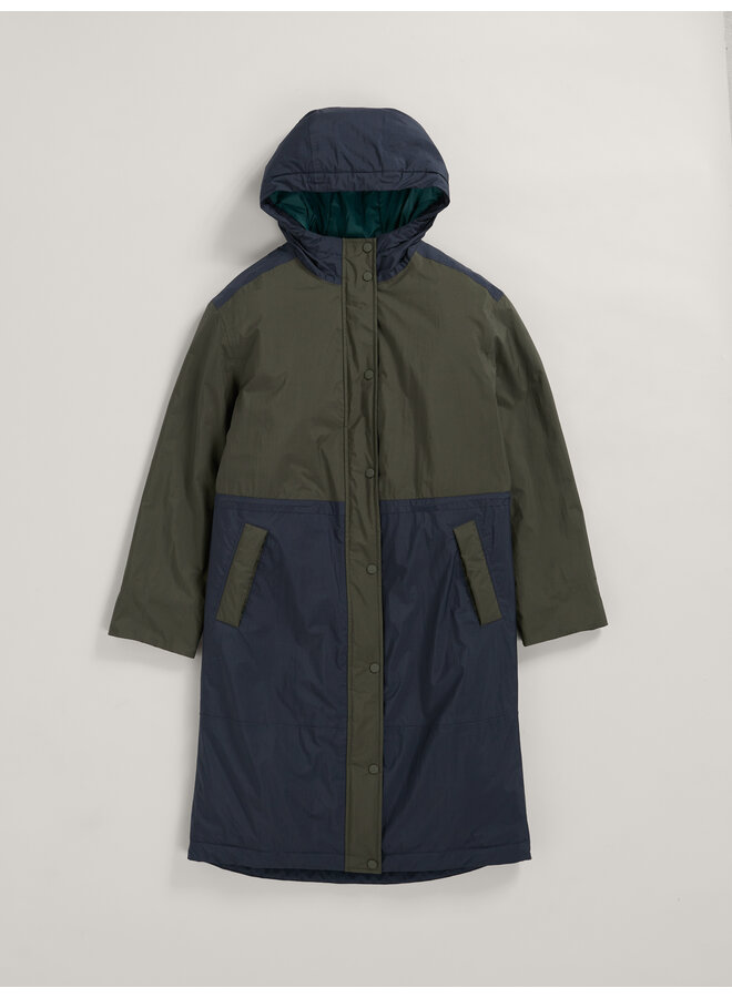 Seasalt Cornwall Chapel Rock Coat - Highland/Inkwell