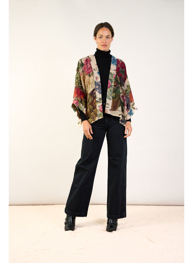 One Hundred Stars Kimono Primula Stone