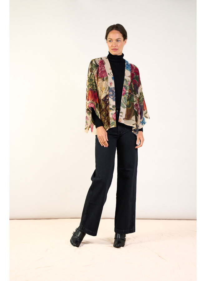 One Hundred Stars Kimono Primula Stone