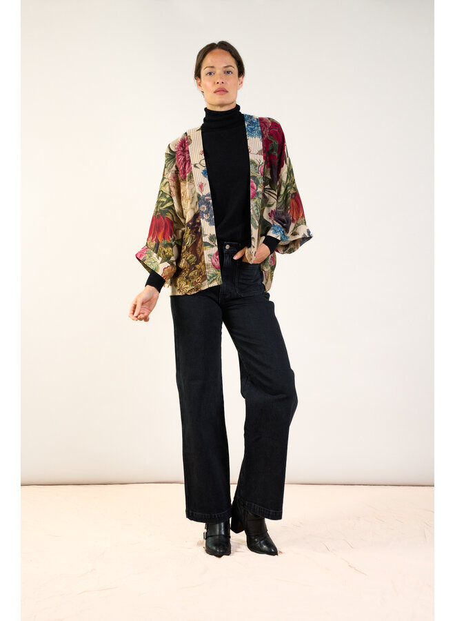 One Hundred Stars Kimono Primula Stone