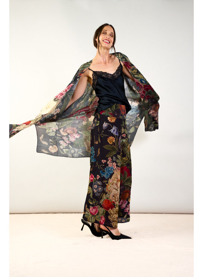 One Hundred Stars Wool Throw - Primula Black