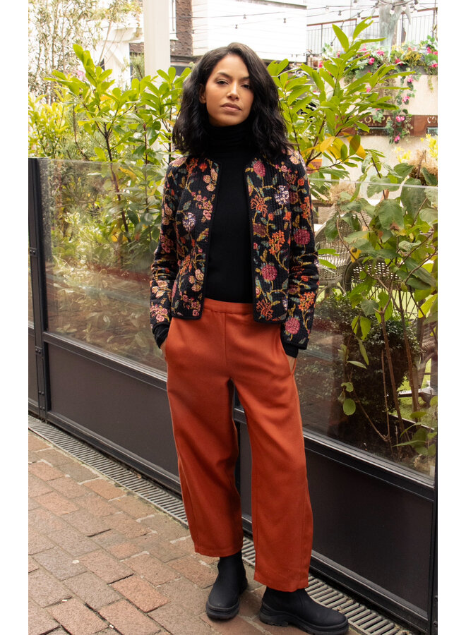 Jaba Reversible Jacket in Dark Flowers