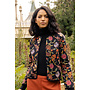 Jaba Reversible Jacket in Dark Flowers