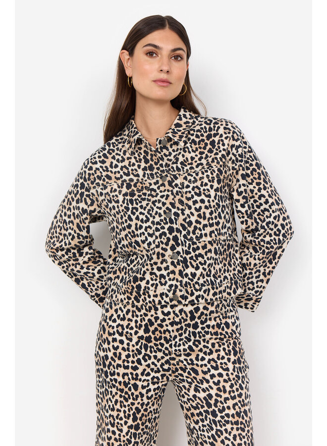 Soya Concept Owena Jacket in Leopard