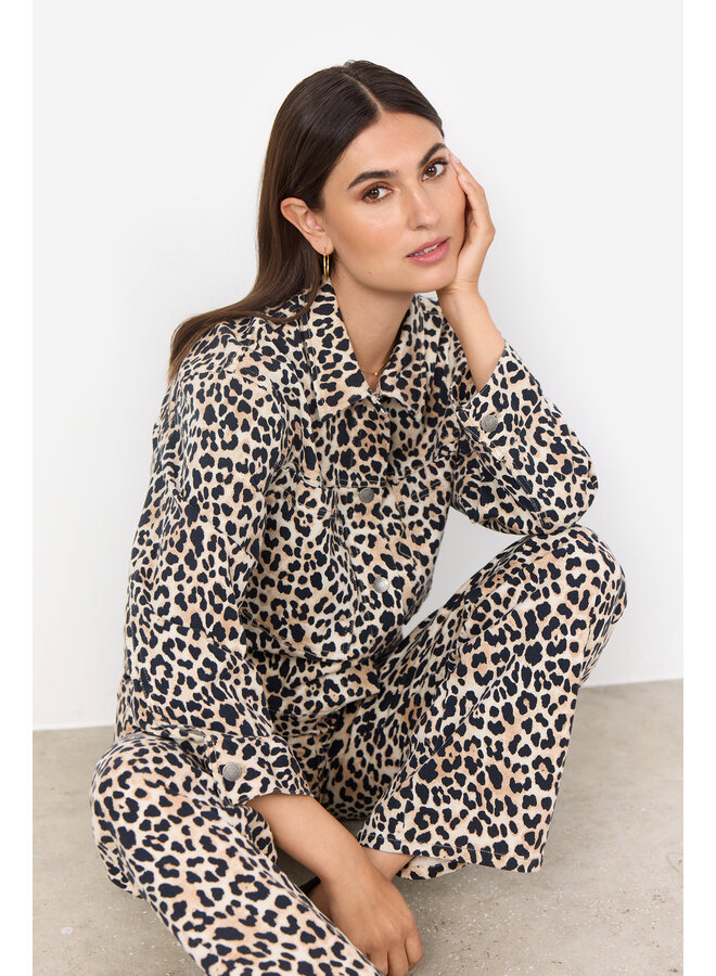 Soya Concept Owena Jacket in Leopard