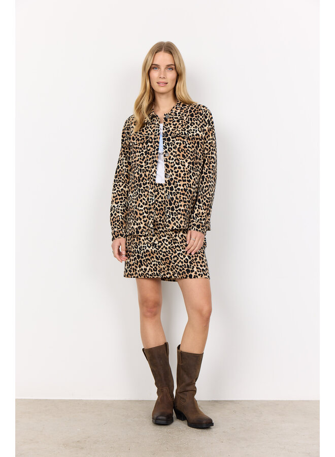 Soya Concept Owena Jacket in Leopard