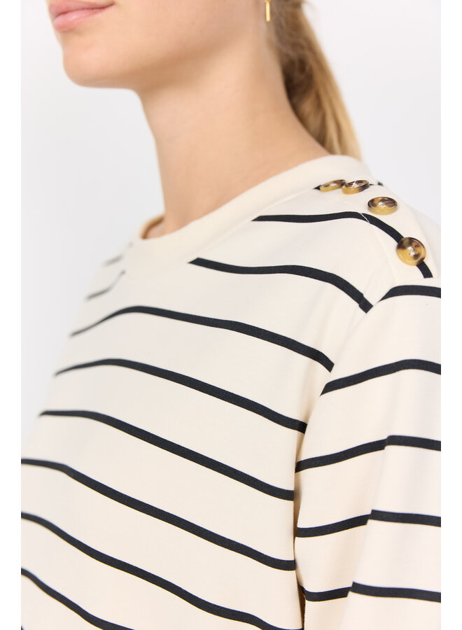 Soya Concept Barni Top - Cream Striped