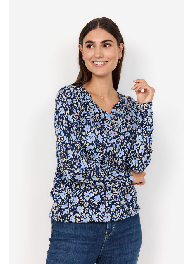 Soya Concept Felicity Blouse in Blue Air